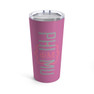 Phi Mu Sorority Tumbler 20oz