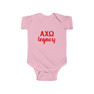  Alpha Chi Omega Legacy Infant Fine Jersey Bodysuit 