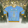 Alpha Tau Omega New Ugly Christmas Sweater Look Crewneck Sweatshirt