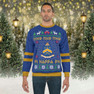 Pi Kappa Phi New Ugly Christmas Sweater Look Crewneck Sweatshirt