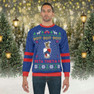 Beta Theta Pi New Ugly Christmas Sweater Look Crewneck Sweatshirt