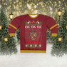 Theta Chi New Ugly Christmas Sweater Look Crewneck Sweatshirt