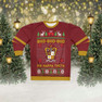 Phi Kappa Theta New Ugly Christmas Sweater Look Crewneck Sweatshirt