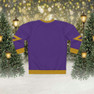 Delta Sigma Pi New Ugly Christmas Sweater Look Crewneck Sweatshirt
