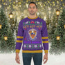 Delta Sigma Pi New Ugly Christmas Sweater Look Crewneck Sweatshirt
