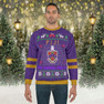 FIJI Fraternity - Phi Gamma Delta New Ugly Christmas Sweater Look Crewneck Sweatshirt