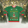 Kappa Sigma New Ugly Christmas Sweater Look Crewneck Sweatshirt