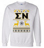  Sigma Nu Ugly Christmas Sweater Crewneck Sweatshirts 