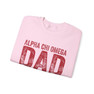 Alpha Chi Omega Dad Crewneck Sweatshirts