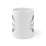 Sigma Alpha Epsilon Mom Floral Ceramic Coffee Cup, 11oz