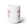 Alpha Gamma Delta Kem Ceramic Large Mug 15oz