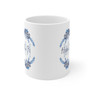 Alpha Delta Pi Floral Mom Coffee Mug