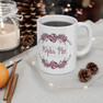 Alpha Phi Floral Mom Coffee Mug