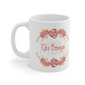 Chi Omega Floral Mom Coffee Mug
