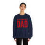 Alpha Gamma Delta Dad Crewneck Sweatshirts