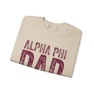 Alpha Phi Dad Crewneck Sweatshirts