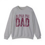 Alpha Phi Dad Crewneck Sweatshirts