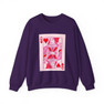 Queen of Hearts Pin Crewneck Sweatshirts