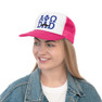  Alpha Phi Omega Dad Stache Trucker Caps 