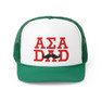  Alpha Sigma Alpha Dad Stache Trucker Caps 