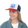 Alpha Xi Delta Dad Stache Trucker Caps