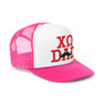 Chi Omega Dad Stache Trucker Caps