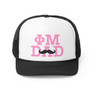 Phi Mu Dad Stache Trucker Caps