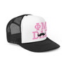 Phi Mu Dad Stache Trucker Caps