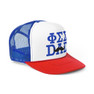  Phi Sigma Sigma Dad Stache Trucker Caps 