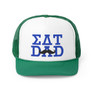 Sigma Delta Tau Dad Stache Trucker Caps