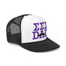 Sigma Sigma Sigma Dad Stache Trucker Caps