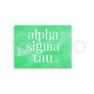 Alpha Sigma Tau Leather Card Holder