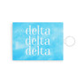 Delta Delta Delta Leather Card Holder