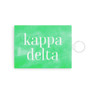 Kappa Delta Leather Card Holder