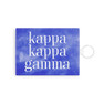 Kappa Kappa Gamma Leather Card Holder