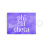 Phi Chi Theta Leather Card Holder