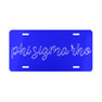 Phi Sigma Rho Kem License Plate