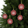 Delta Delta Delta Wreath Acrylic Ornaments