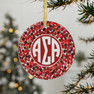 Alpha Sigma Alpha Wreath Acrylic Ornaments