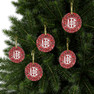 Delta Phi Epsilon Wreath Acrylic Ornaments