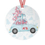 Alpha Gamma Delta Pink Tree Christmas Ornaments