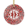 Sigma Sigma Sigma Wreath Acrylic Ornaments
