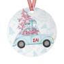Sigma Alpha Iota Pink Tree Christmas Ornaments