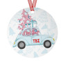 Tau Beta Sigma Pink Tree Christmas Ornaments