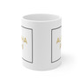  Alpha Phi Gold Box Coffee Mugs 