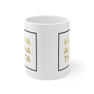 Kappa Alpha Theta Gold Box Coffee Mugs