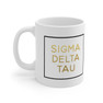  Sigma Delta Tau Gold Box Coffee Mugs 