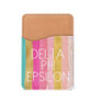 Delta Phi Epsilon Stripes Leatherette Card Pouch Phone Wallet