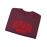 Alpha Chi Omega Mom Varsity Crewneck Sweatshirts