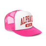 Alpha Chi Omega Mom Varsity Trucker Caps